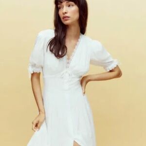Reformation Ketra Dress | White | NWT